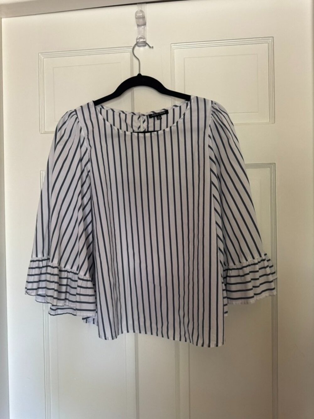 Blue and White Stripe Athena Marie Top